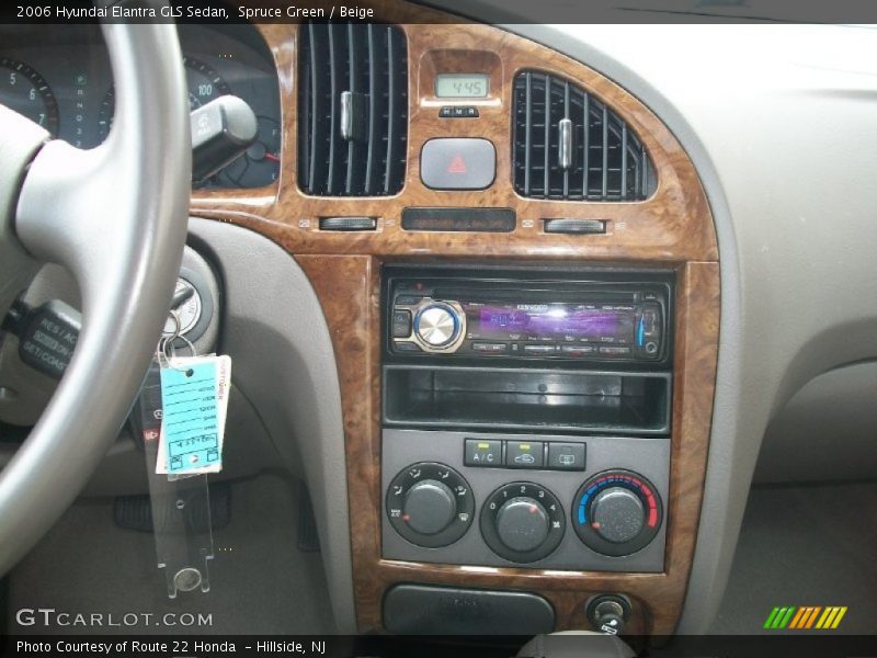 Spruce Green / Beige 2006 Hyundai Elantra GLS Sedan