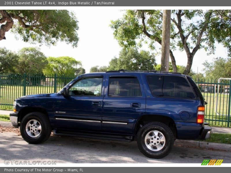 Indigo Blue Metallic / Tan/Neutral 2001 Chevrolet Tahoe LT 4x4
