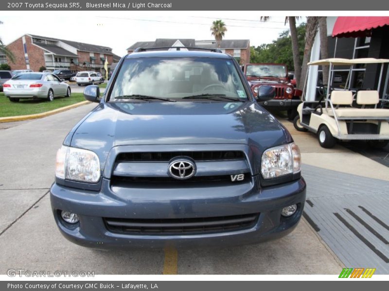 Bluesteel Mica / Light Charcoal 2007 Toyota Sequoia SR5