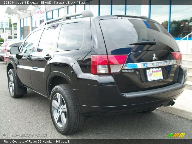 Kalapana Black / Black 2010 Mitsubishi Endeavor SE AWD