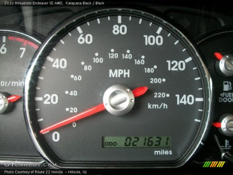 Kalapana Black / Black 2010 Mitsubishi Endeavor SE AWD