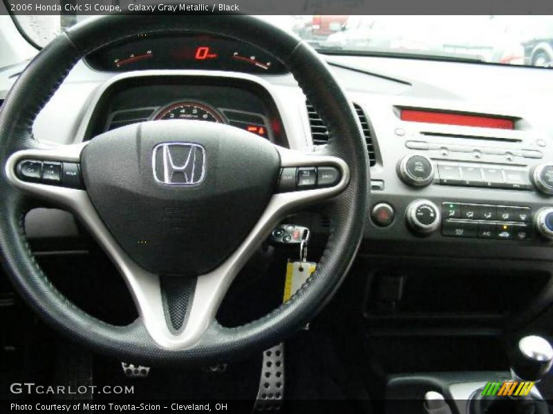 Galaxy Gray Metallic / Black 2006 Honda Civic Si Coupe
