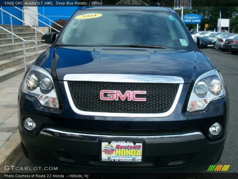 Deep Blue Metallic / Ebony 2008 GMC Acadia SLT AWD