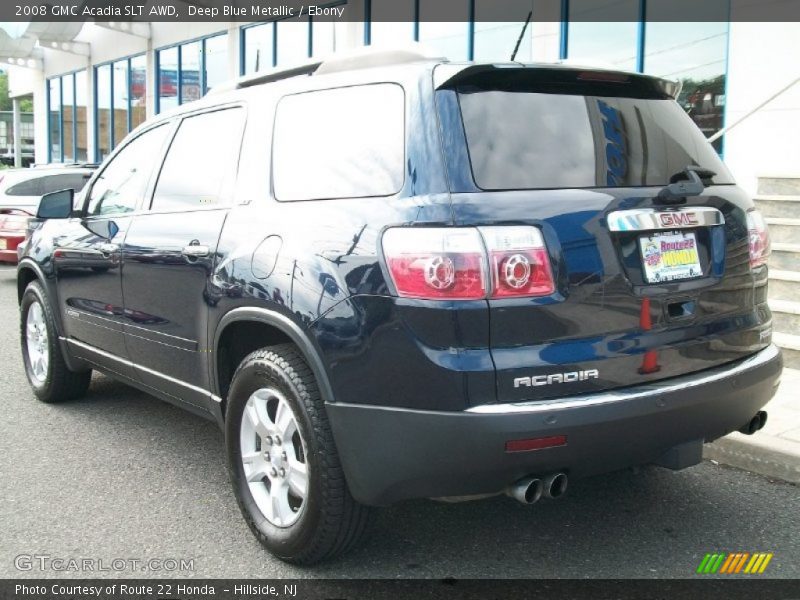 Deep Blue Metallic / Ebony 2008 GMC Acadia SLT AWD