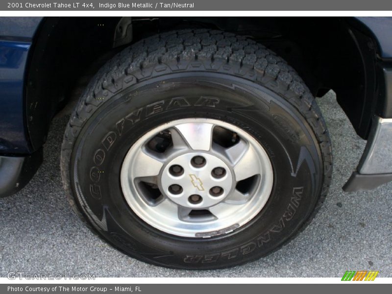 Indigo Blue Metallic / Tan/Neutral 2001 Chevrolet Tahoe LT 4x4