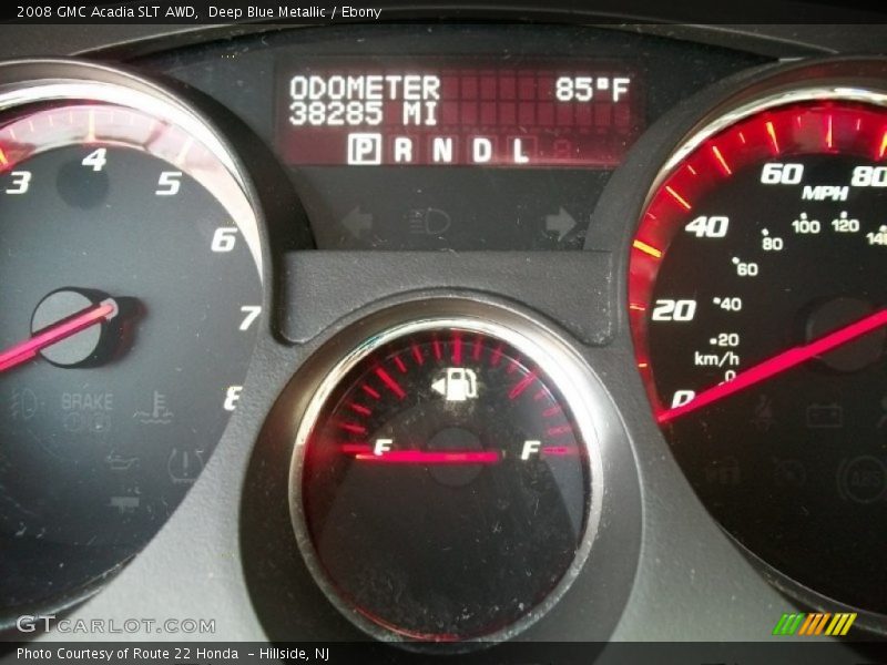 Deep Blue Metallic / Ebony 2008 GMC Acadia SLT AWD