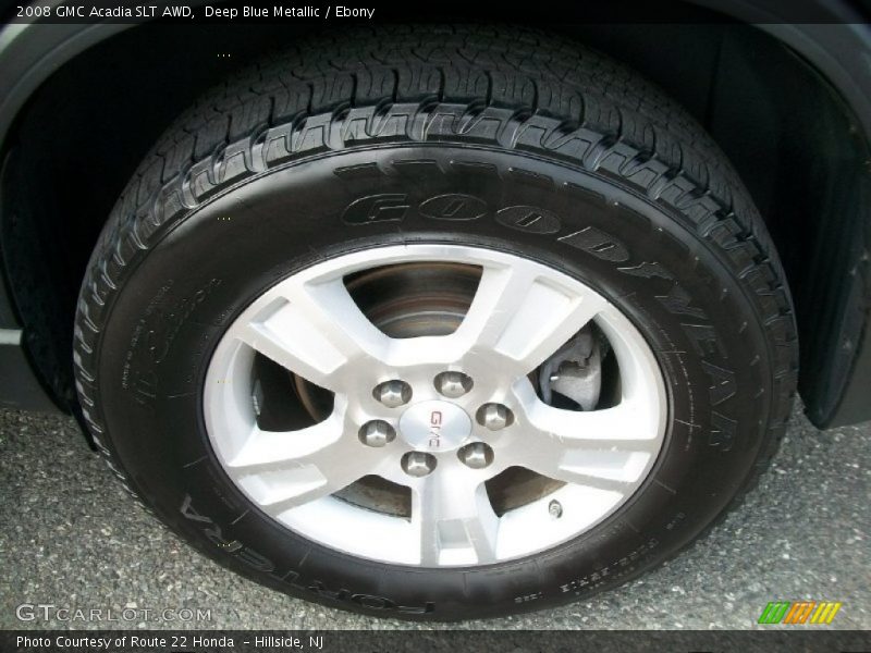 Deep Blue Metallic / Ebony 2008 GMC Acadia SLT AWD