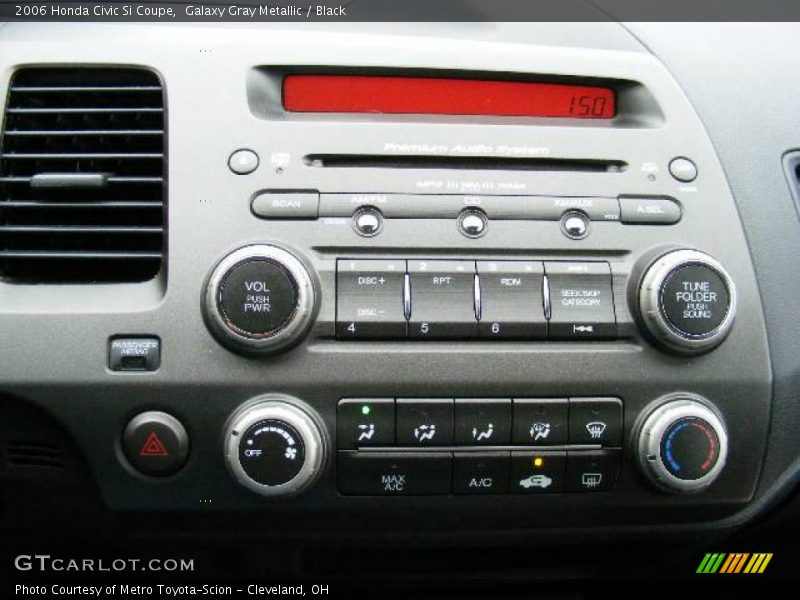 Galaxy Gray Metallic / Black 2006 Honda Civic Si Coupe