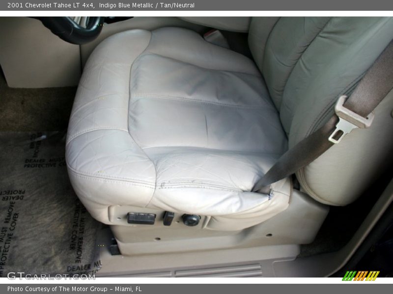 Indigo Blue Metallic / Tan/Neutral 2001 Chevrolet Tahoe LT 4x4