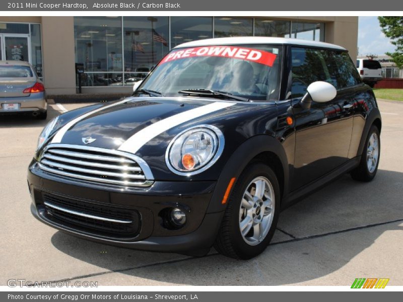 Absolute Black / Carbon Black 2011 Mini Cooper Hardtop