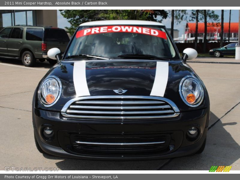 Absolute Black / Carbon Black 2011 Mini Cooper Hardtop