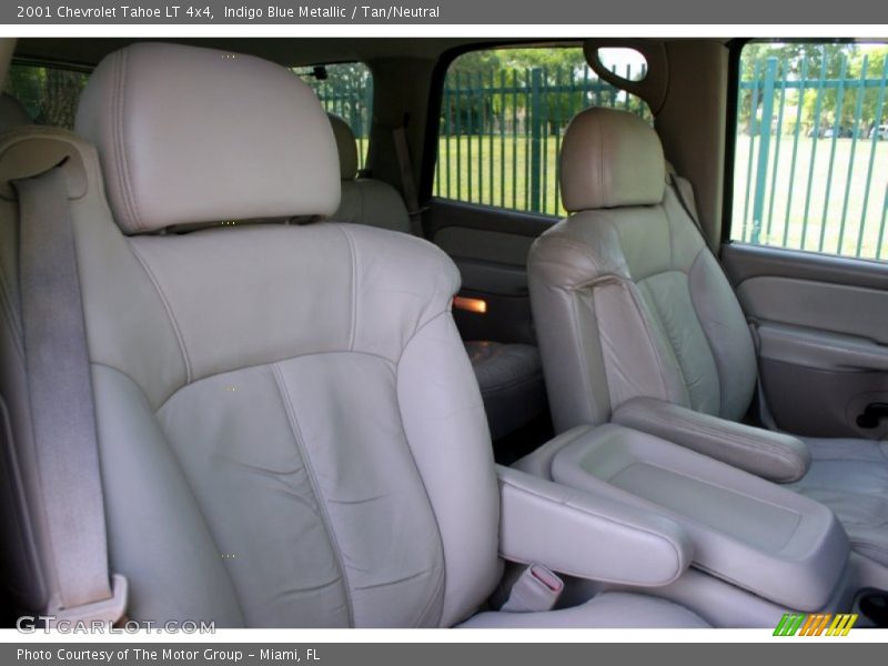 Indigo Blue Metallic / Tan/Neutral 2001 Chevrolet Tahoe LT 4x4