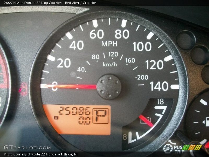 Red Alert / Graphite 2009 Nissan Frontier SE King Cab 4x4