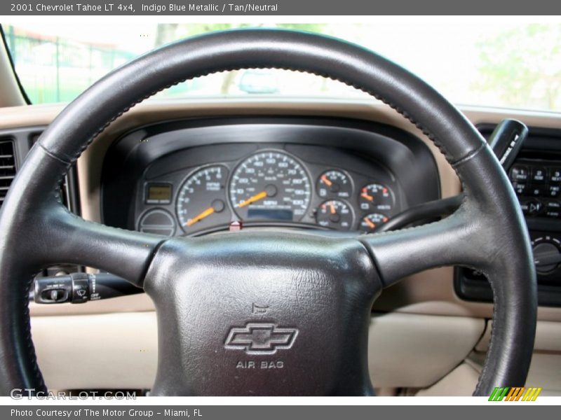 Indigo Blue Metallic / Tan/Neutral 2001 Chevrolet Tahoe LT 4x4