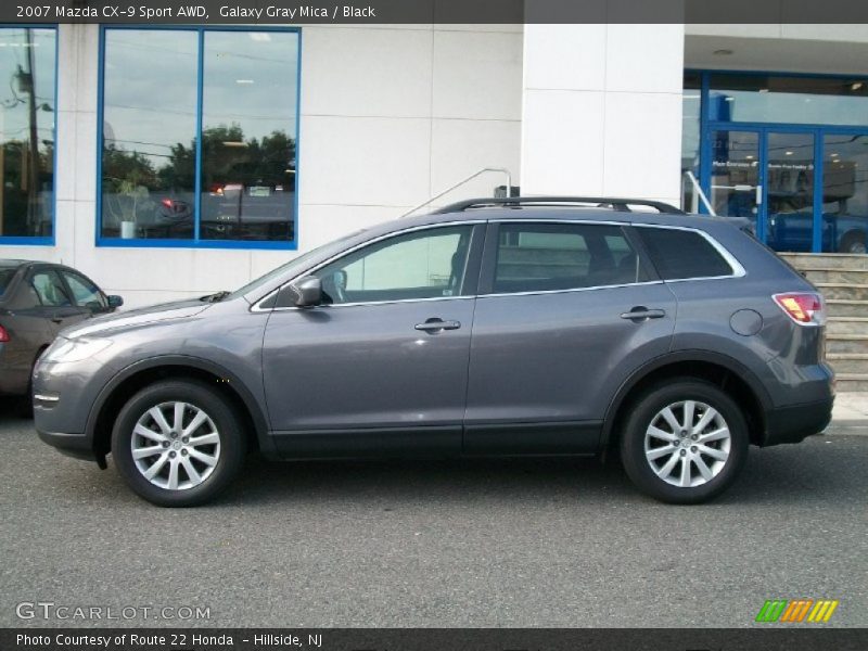 Galaxy Gray Mica / Black 2007 Mazda CX-9 Sport AWD