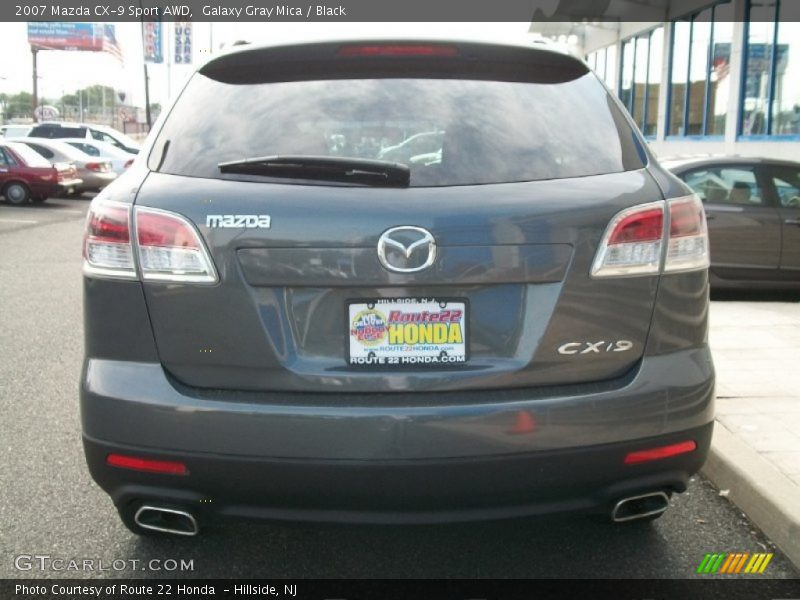 Galaxy Gray Mica / Black 2007 Mazda CX-9 Sport AWD