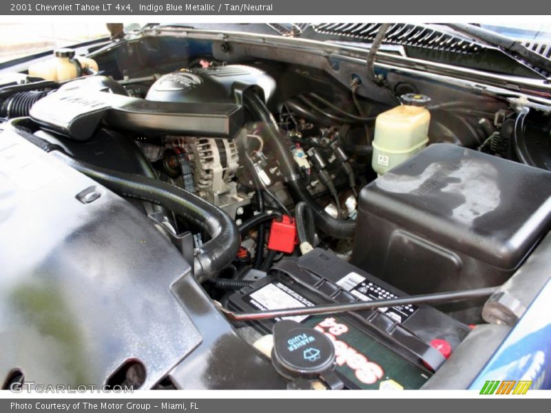 Indigo Blue Metallic / Tan/Neutral 2001 Chevrolet Tahoe LT 4x4