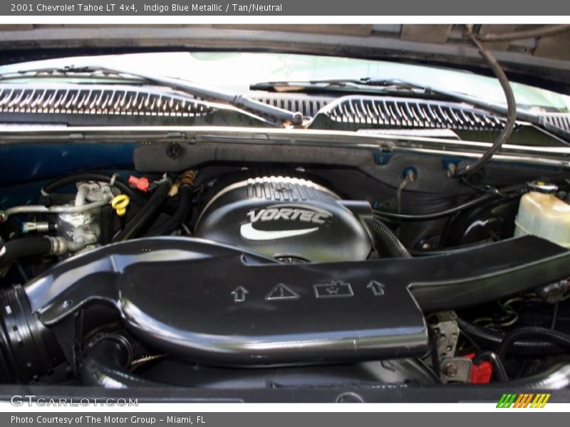 Indigo Blue Metallic / Tan/Neutral 2001 Chevrolet Tahoe LT 4x4