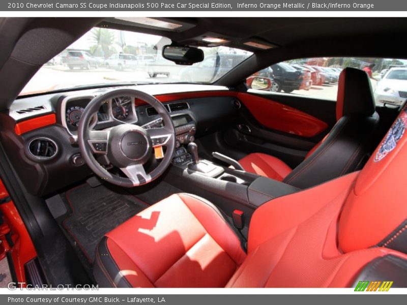  2010 Camaro SS Coupe Indianapolis 500 Pace Car Special Edition Black/Inferno Orange Interior