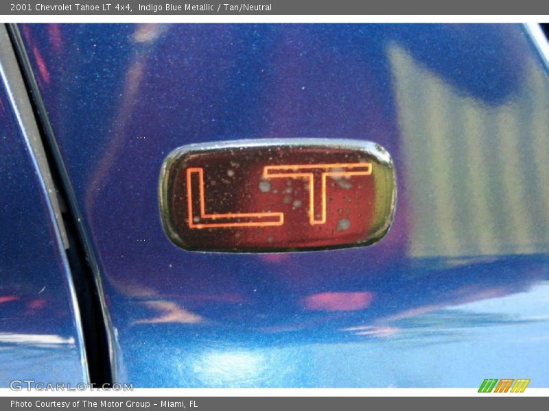 Indigo Blue Metallic / Tan/Neutral 2001 Chevrolet Tahoe LT 4x4