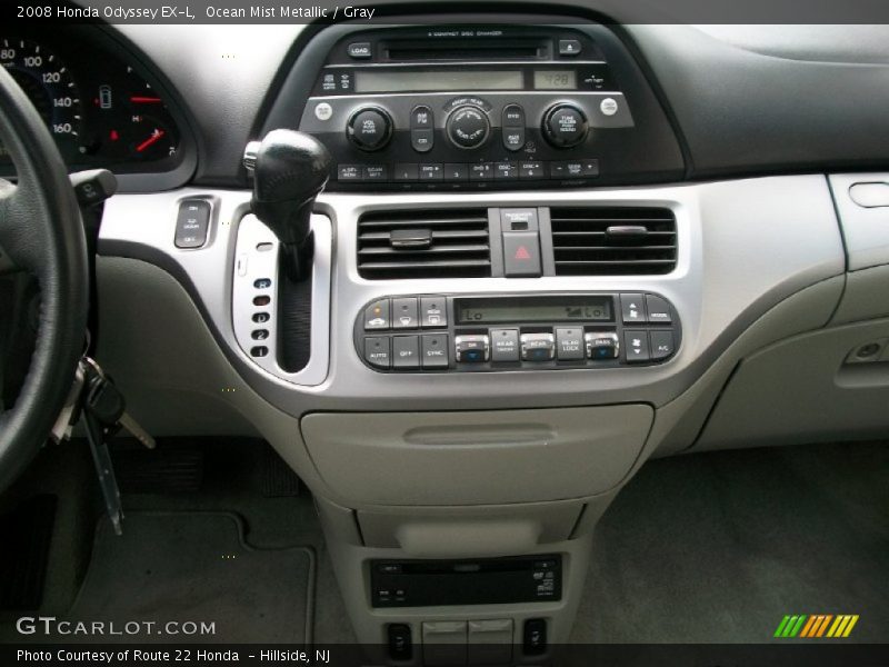 Ocean Mist Metallic / Gray 2008 Honda Odyssey EX-L