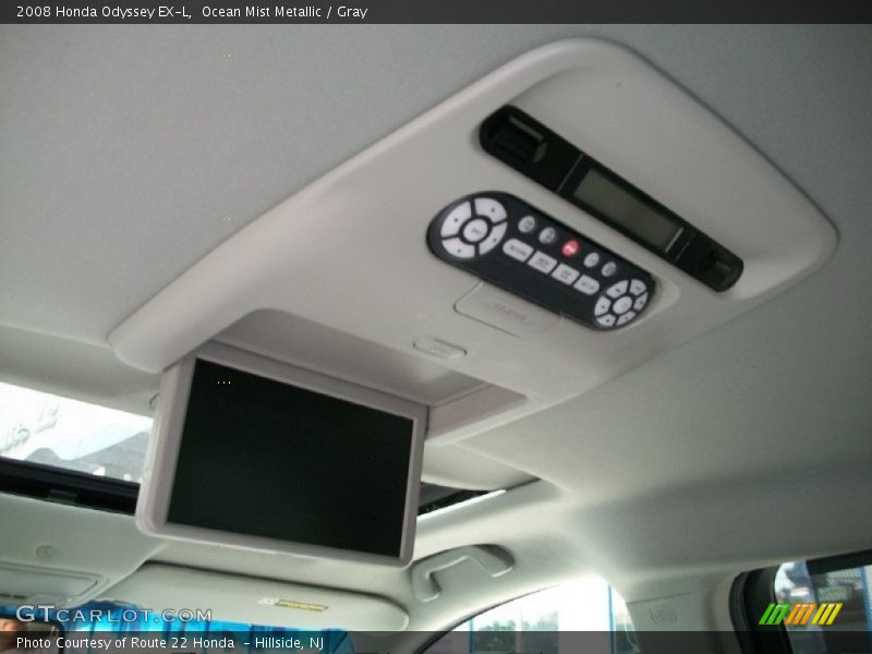 Ocean Mist Metallic / Gray 2008 Honda Odyssey EX-L