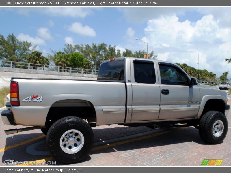  2002 Silverado 2500 LS Extended Cab 4x4 Light Pewter Metallic