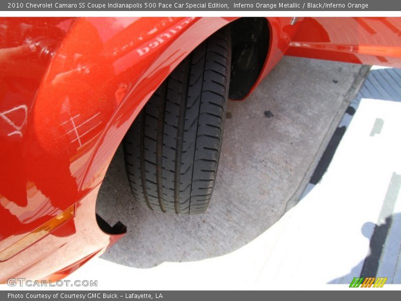 Inferno Orange Metallic / Black/Inferno Orange 2010 Chevrolet Camaro SS Coupe Indianapolis 500 Pace Car Special Edition