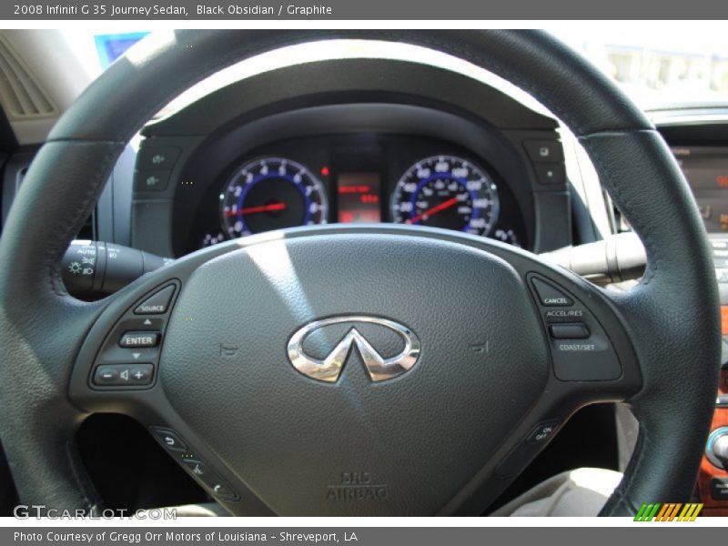 Black Obsidian / Graphite 2008 Infiniti G 35 Journey Sedan