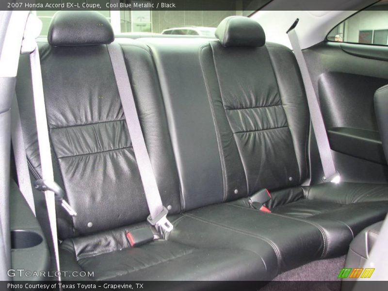 Cool Blue Metallic / Black 2007 Honda Accord EX-L Coupe