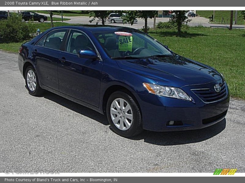 Blue Ribbon Metallic / Ash 2008 Toyota Camry XLE