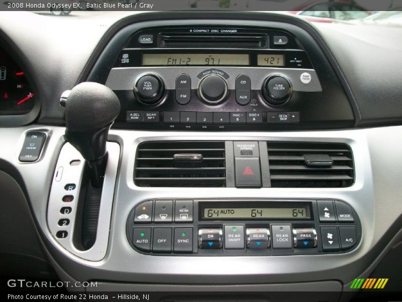 Baltic Blue Pearl / Gray 2008 Honda Odyssey EX