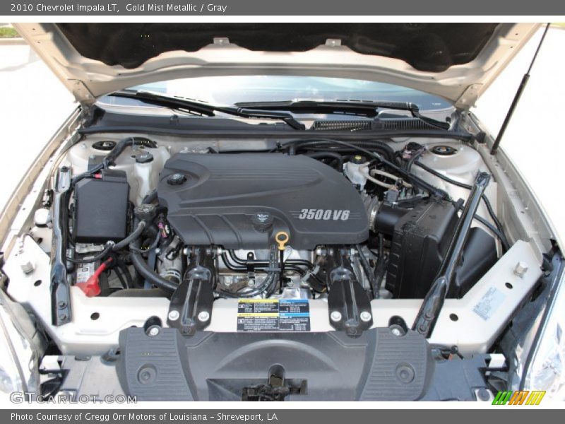 Gold Mist Metallic / Gray 2010 Chevrolet Impala LT