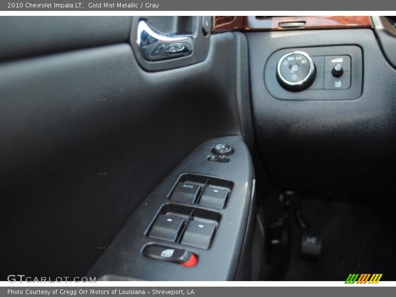 Gold Mist Metallic / Gray 2010 Chevrolet Impala LT
