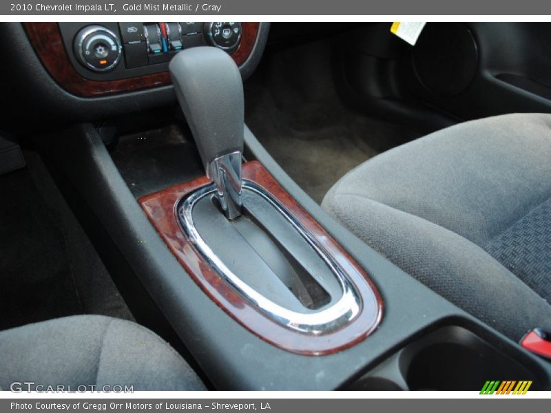Gold Mist Metallic / Gray 2010 Chevrolet Impala LT