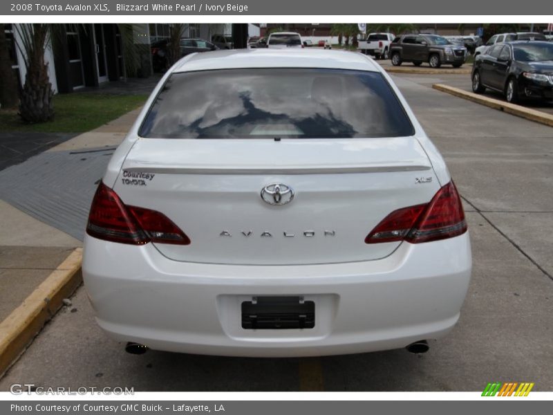Blizzard White Pearl / Ivory Beige 2008 Toyota Avalon XLS