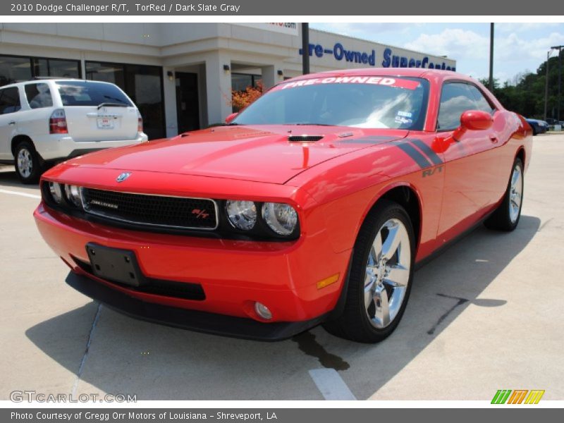 TorRed / Dark Slate Gray 2010 Dodge Challenger R/T