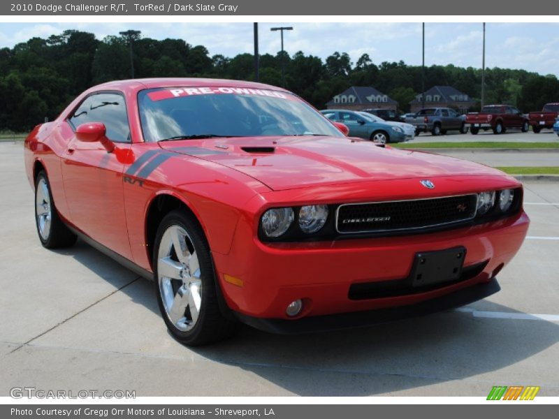 TorRed / Dark Slate Gray 2010 Dodge Challenger R/T