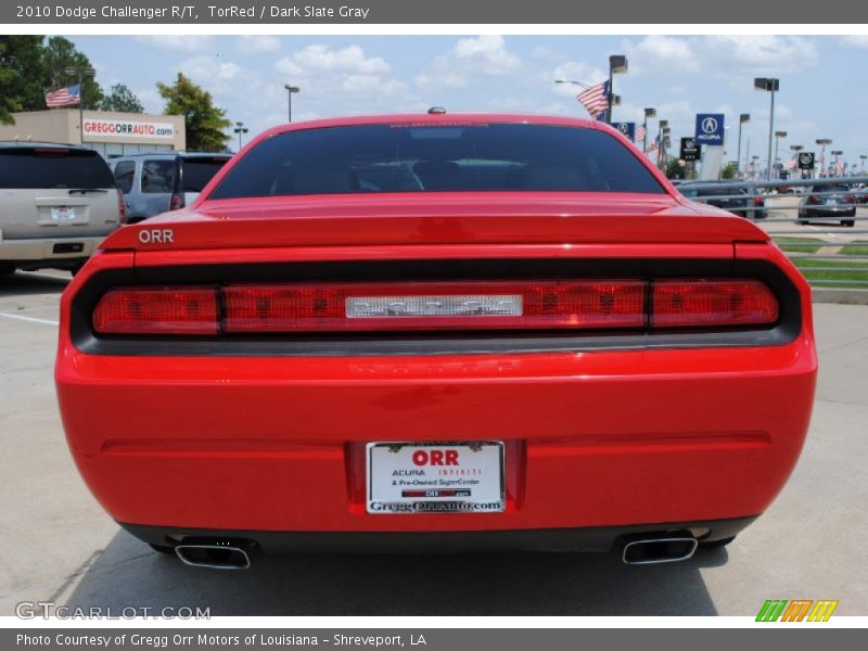 TorRed / Dark Slate Gray 2010 Dodge Challenger R/T