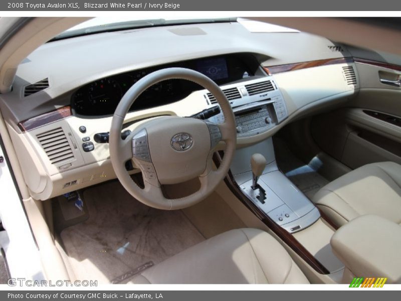 Blizzard White Pearl / Ivory Beige 2008 Toyota Avalon XLS