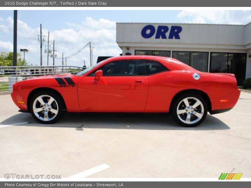 TorRed / Dark Slate Gray 2010 Dodge Challenger R/T