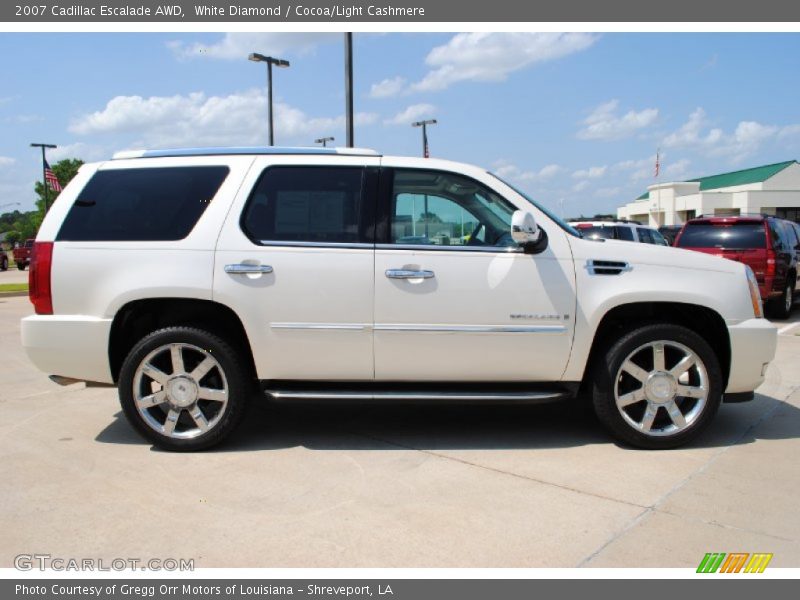 White Diamond / Cocoa/Light Cashmere 2007 Cadillac Escalade AWD