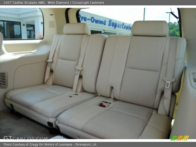 White Diamond / Cocoa/Light Cashmere 2007 Cadillac Escalade AWD