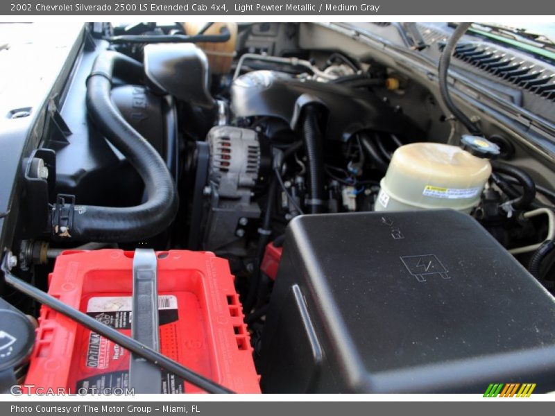 2002 Silverado 2500 LS Extended Cab 4x4 Medium Gray Interior