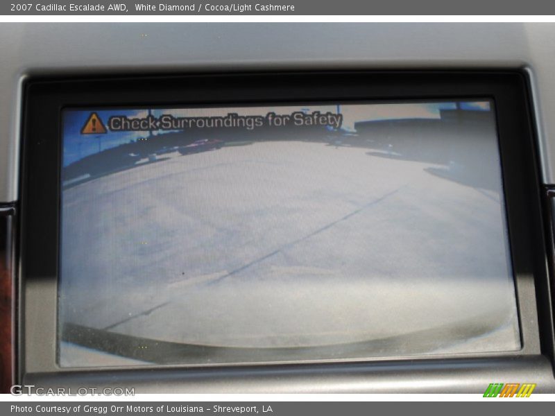 White Diamond / Cocoa/Light Cashmere 2007 Cadillac Escalade AWD
