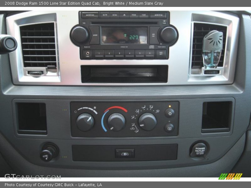Controls of 2008 Ram 1500 Lone Star Edition Quad Cab