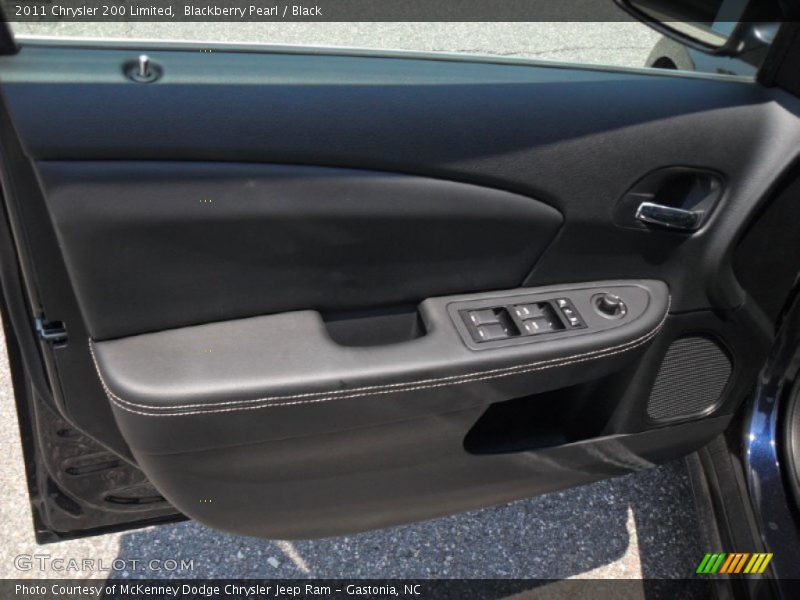 Blackberry Pearl / Black 2011 Chrysler 200 Limited