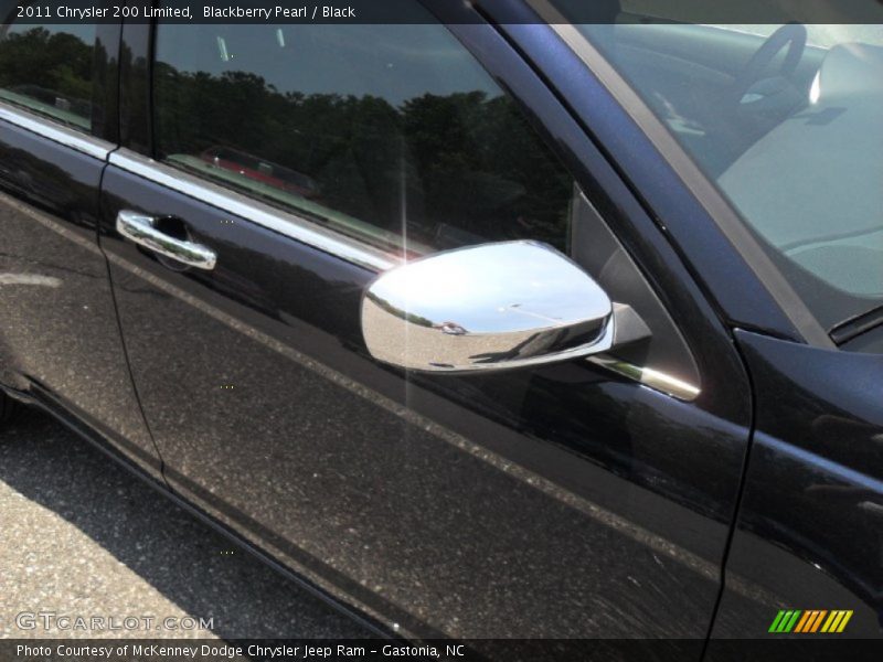 Blackberry Pearl / Black 2011 Chrysler 200 Limited