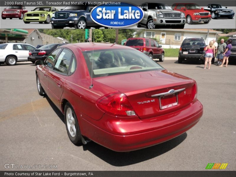Toreador Red Metallic / Medium Parchment 2000 Ford Taurus SES
