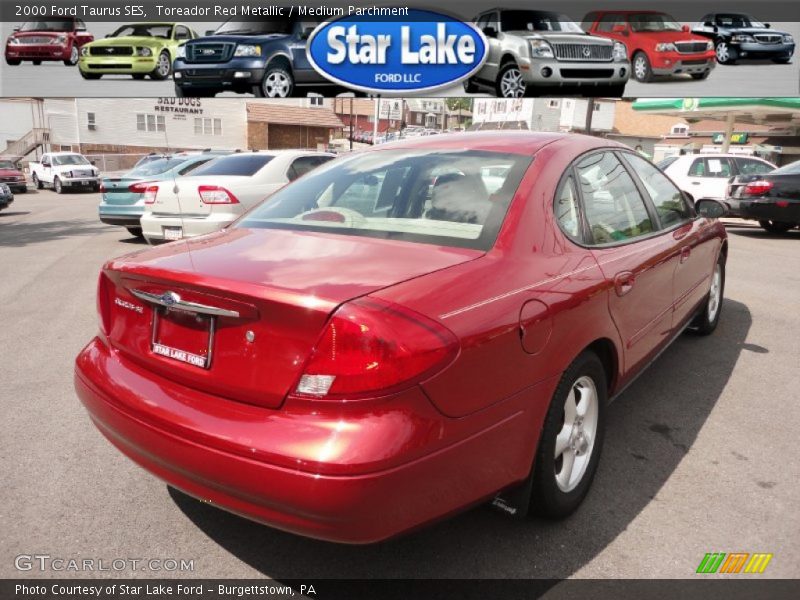 Toreador Red Metallic / Medium Parchment 2000 Ford Taurus SES